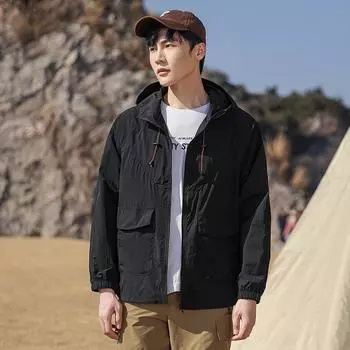 Мужская легкая уличная одежда с капюшоном для защиты от горного солнца, одежда для защиты от солнца для пар M белый