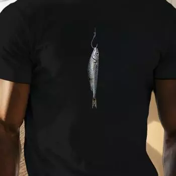 Мужская летняя футболка больших размеров, футболки с коротким рукавом и 3D-графическим принтом, трендовые повседневные топы для повседневной жизни, для крупных и высоких парней S