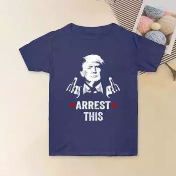 Мужская летняя футболка Innocent Trump с короткими рукавами и круглым вырезом Митинги Вечеринки Гордые сторонники Трампа Главный лозунг предвыборной кампании президента Одежда L чёрный