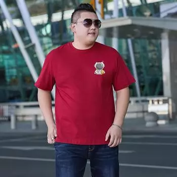 Мужская летняя футболка, однотонная хлопковая футболка с круглым вырезом и короткими рукавами, эластичная свободная удобная футболка, повседневная спортивная дышащая футболка больших размеров M белый