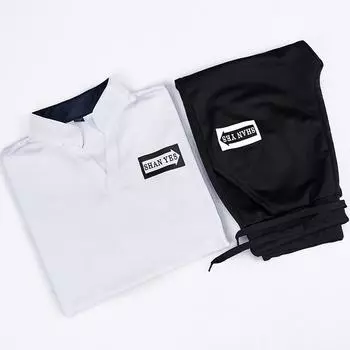 Мужская летняя футболка с коротким рукавом, спортивный повседневный костюм M белый