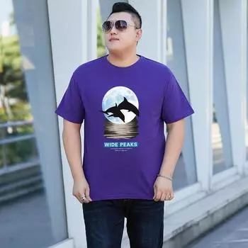 Мужская летняя футболка, удобная повседневная спортивная футболка с короткими рукавами, дышащая футболка больших размеров, хлопковая эластичная футболка с круглым вырезом M белый