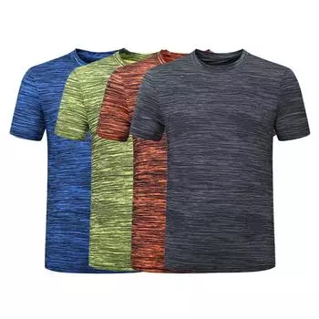 Мужская летняя хлопковая футболка с круглым вырезом, приталенная футболка, крутая базовая футболка, толстовка XXXXL оранжевый