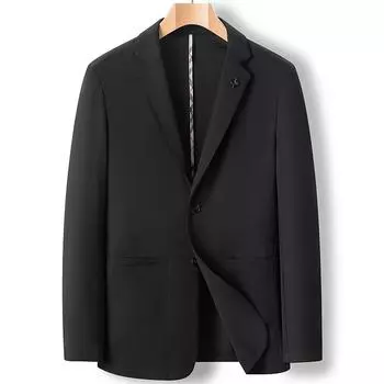 Мужская летняя куртка Ice Silk Thin Casual Single Western, ультратонкий деловой повседневный солнцезащитный костюм, солнцезащитный костюм для мужчин M