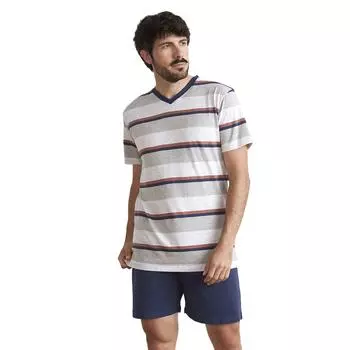 Мужская летняя пижама JJBEH5300 L серый