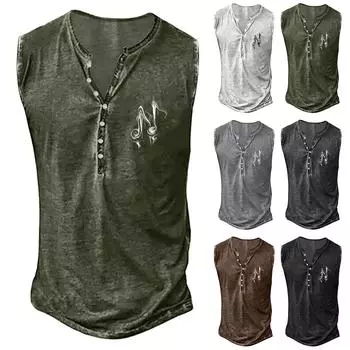 Мужская летняя пляжная майка для серфинга, большой размер, повседневный дышащий топ без рукавов, свободная майка с принтом, мужская рубашка L