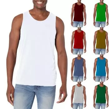 Мужская летняя пляжная майка для серфинга, большой размер, повседневный дышащий топ без рукавов, свободная майка с принтом, мужская рубашка XXXL кофейный