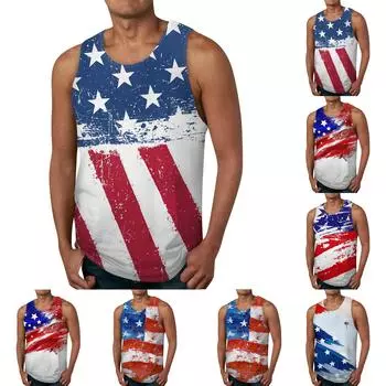 Мужская летняя пляжная майка для серфинга, большой размер, повседневный дышащий топ без рукавов, свободная майка с принтом, мужская рубашка L