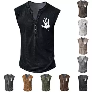 Мужская летняя пляжная майка для серфинга, большой размер, повседневный дышащий топ без рукавов, свободная майка с принтом, мужская рубашка XXXXL