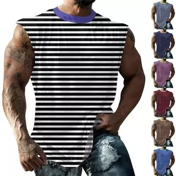 Мужская летняя пляжная майка для серфинга, повседневная дышащая майка без рукавов, свободная майка с принтом XL