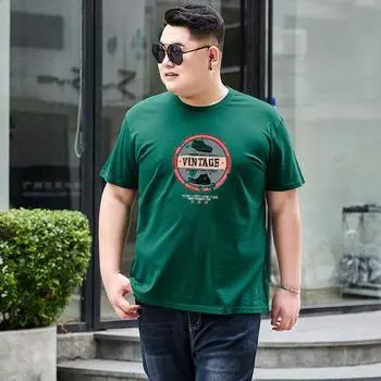 Мужская летняя повседневная мужская спортивная дышащая футболка с коротким рукавом из чистого хлопка большого размера, свободная и удобная футболка для фитнеса с круглым вырезом M