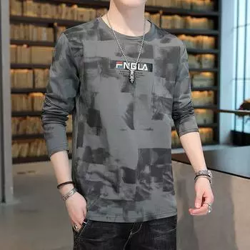 Мужская летняя солнцезащитная рубашка Ice Silk с длинным рукавом — легкая, модная, универсальная, одежда для строительства на открытом воздухе M 80-95 Jin