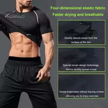 Мужская летняя спортивная футболка с коротким рукавом, эластичная, с круглым вырезом, впитывающая пот, быстросохнущая, мягкая, дышащая, контрастного цвета, для бега, тренажерного зала, фитнеса S красный