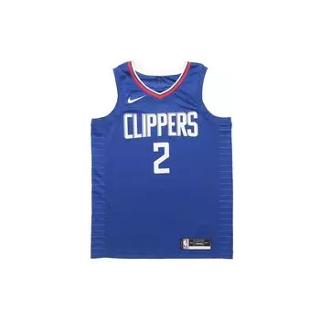 Мужская майка Nike НБА Swingman Los Angeles Clippers Kawhi Leonard #2, синяя CW3668-402 M