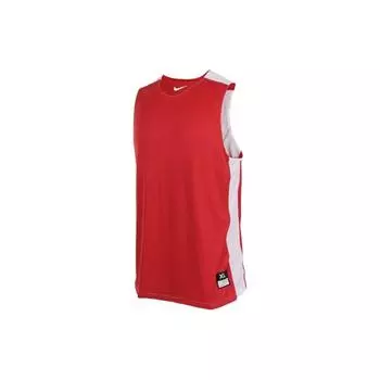 Мужская майка с контрастной панелью и логотипом Nike, красная 631064-658 M