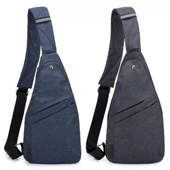 Мужская маленькая поясная сумка, большая вместительная противоугонная нагрудная сумка, многофункциональная поясная сумка, водонепроницаемая сумка с несколькими карманами для путешествий на открытом воздухе чёрный