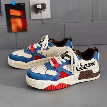 Мужская массивная обувь, трендовые мужские кроссовки, удобная мужская повседневная обувь, прогулочная вулканизированная обувь, Zapatillas Hombre 39