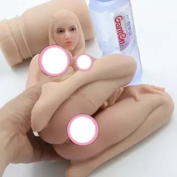 Мужская мини-секс-кукла Сексуальная леди Силиконовая Большая грудь Вагина Секс Супермягкая Мастурбационная чашка Эротическая Игрушка для взрослых One Size