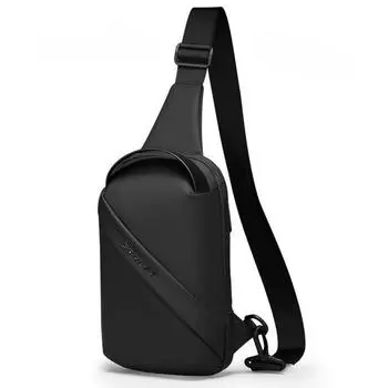 Мужская мода 2024 года, сумка через плечо, нейлоновая маленькая нагрудная сумка, рабочая деловая сумка через плечо, сумка-мессенджер, трендовая дорожная спортивная сумка-слинг