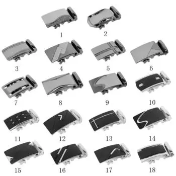 Мужская мода Автоматическая пряжка с храповым механизмом для кожаного ремня 9