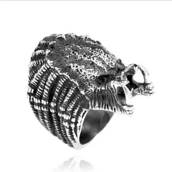 Мужская мода Чужой Хищник Палец Для Мужчин Готический Стиль Фильм Кольцо Ювелирные Изделия 7