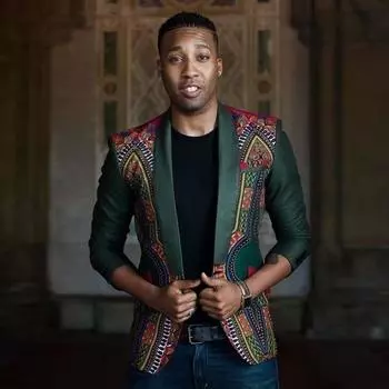 Мужская мода Дашики кардиган куртка с длинным рукавом принтованный костюм пальто S зелёный