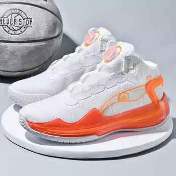 Мужская мода дышащая баскетбольная обувь с толстой подошвой мужские высокие кроссовки 36 синий