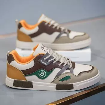 Мужская мода кроссовки для скейтбординга уличные кроссовки студенческие низкие повседневные туфли большого размера EU: 39 чёрный