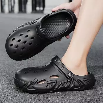 Мужская мода летние шлепанцы на толстой подошве ЭВА тапочки нескользящие женские мужские туфли удобные подходящие для улицы и дома женские сандалии 36-37 белый