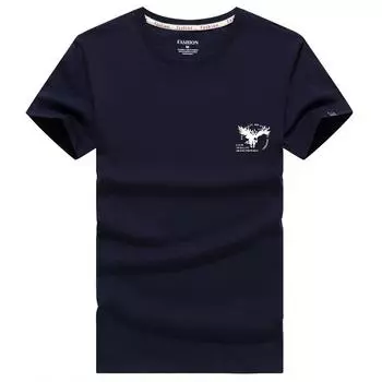 Мужская мода лето весна повседневные футболки с коротким рукавом и круглым вырезом и топы S белый