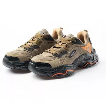 Мужская мода На открытом воздухе Работа Защитная обувь Безопасности Стальной носок Анти-разбивающая изолированная обувь для инструментов 39 хаки