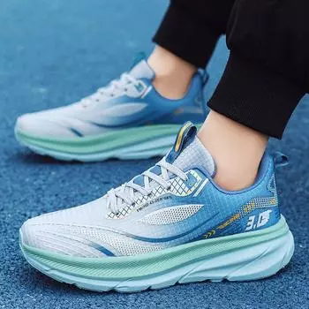 Мужская мода, новые мужские кроссовки для бега на открытом воздухе, для отдыха, спорта, модная сетчатая дышащая обувь 36