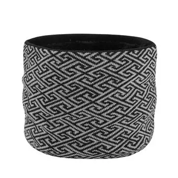 Мужская мода осень-зима теплая шейная повязка универсальная защита шеи от холода на флисовой подкладке согревающая повязка на шею 21*24