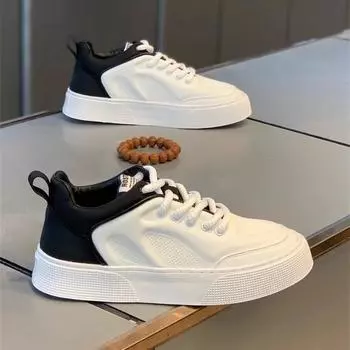 Мужская мода, повседневная белая обувь из натуральной кожи, весна-осень, роскошные дизайнерские молодежные трендовые массивные кроссовки 39 жёлтый