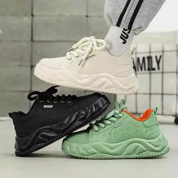 Мужская мода, повседневная низкая обувь для скейтбординга, удобные кроссовки для мальчиков, студенты, трендовая мягкая подошва, классическая дышащая нескользящая спортивная обувь 39 чёрный