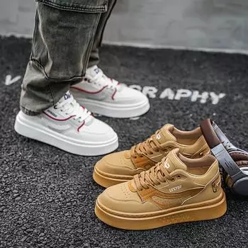 Мужская мода, повседневная низкая обувь для скейтбординга, удобные кроссовки для мальчиков, студенты, трендовая мягкая подошва, классическая дышащая нескользящая спортивная обувь 39 чёрный