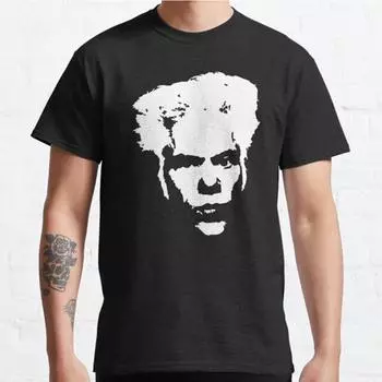 Мужская мода Повседневная одежда с коротким рукавом Джим Джармуш Кинорежиссер Кинорежиссер Черные футболки Футболки больших размеров S чёрный