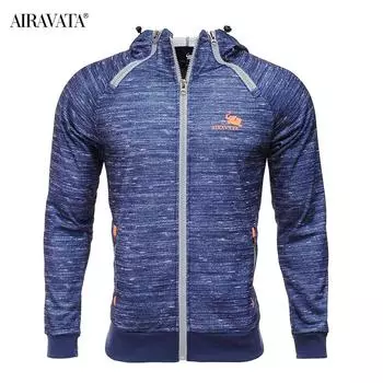 Мужская мода с длинным рукавом толстовки спортивные рубашки полная молния повседневные топы толстовка S синий