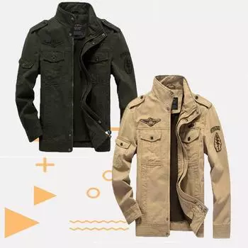 Мужская мода тонкий бомбер ветровка куртки пальто мужская одежда повседневная куртка мужская весна осень новая куртка M хаки