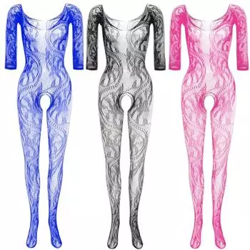 Мужская мода высокие эластичные чулки для всего тела одежда Boy Friend сексуальное сетчатое прозрачное обтягивающее белье эротическое боди пижамы XXS