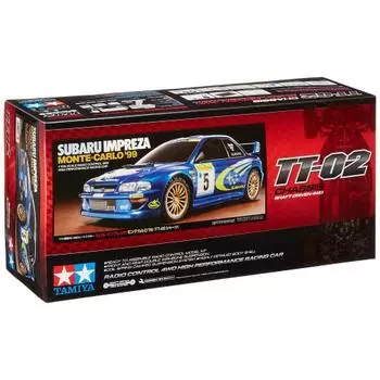 Мужская модель электромобиля Tamiya 1/10 серии № 631 Subaru Impreza Monte Carlo 1999 (Шасси ТТ-02) На дороге 58631