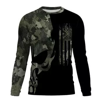 Мужская модная дизайнерская одежда 2023 года, мужская футболка с длинными рукавами, повседневный пуловер, модная рубашка с круглым вырезом, XS-5XL S