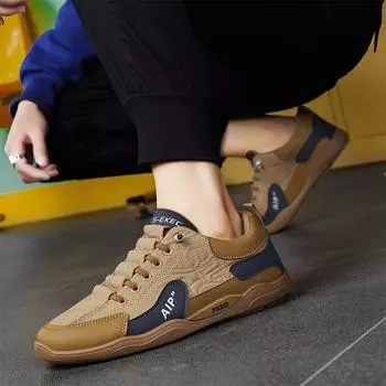 Мужская модная дышащая повседневная обувь для студентов и мальчиков, трендовые спортивные кроссовки на мягкой подошве для бега, мужские удобные уличные кроссовки для спортзала 39 белый/синий