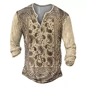 Мужская модная футболка с длинным рукавом и вышивкой, весенне-осенний пуловер с длинными рукавами и принтом, толстовка L бежевый