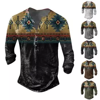 Мужская модная футболка с длинным рукавом и вышивкой, весенне-осенний пуловер с длинными рукавами и принтом, толстовка M
