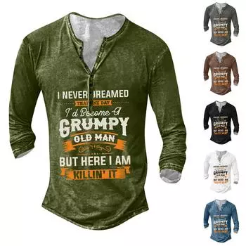 Мужская модная футболка с длинным рукавом и вышивкой, весенне-осенний пуловер с длинными рукавами и принтом, толстовка L чёрный