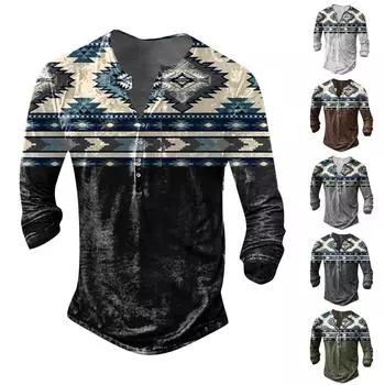 Мужская модная футболка с длинным рукавом и вышивкой, весенне-осенний пуловер с длинными рукавами и принтом, толстовка XXL коричневый