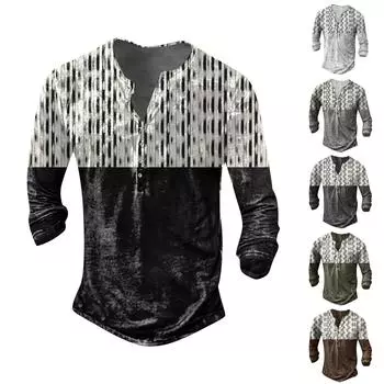 Мужская модная футболка с длинным рукавом и вышивкой, весенне-осенний пуловер с длинными рукавами и принтом, толстовка L чёрный