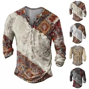 Мужская модная футболка с длинным рукавом и вышивкой, весенне-осенний пуловер с длинными рукавами и принтом, толстовка XL бежевый