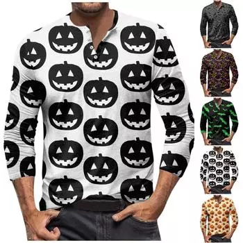 Мужская модная футболка с длинным рукавом и вышивкой, весенне-осенний пуловер с длинными рукавами, толстовка L серый